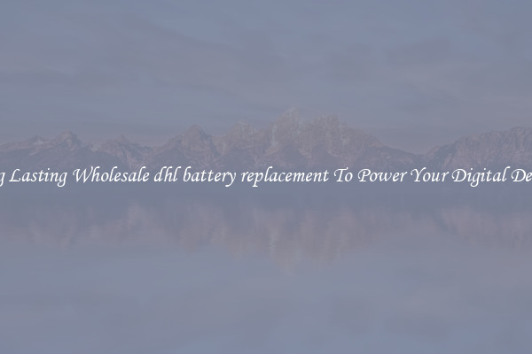 Long Lasting Wholesale dhl battery replacement To Power Your Digital Devices