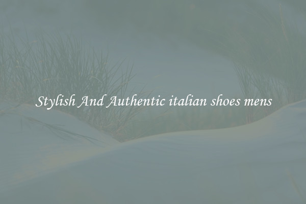 Stylish And Authentic italian shoes mens
