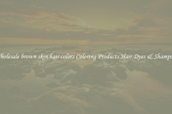 Wholesale brown skin hair colors Coloring Products Hair Dyes & Shampoos