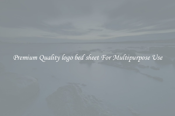 Premium Quality logo bed sheet For Multipurpose Use